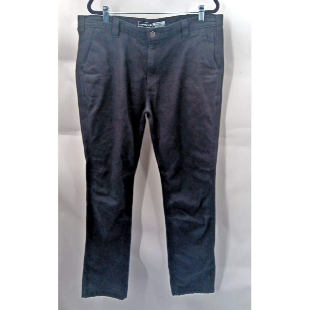 Carhartt Jeans Men's Size: 36 X 34 Black Denim Straight Leg 5 Pocket